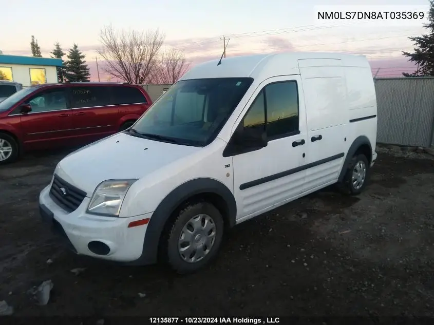 2010 Ford Transit Connect Xlt VIN: NM0LS7DN8AT035369 Lot: 12135877