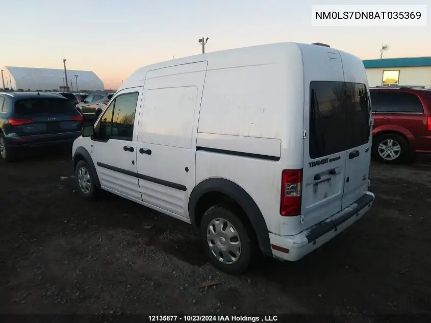 2010 Ford Transit Connect Xlt VIN: NM0LS7DN8AT035369 Lot: 12135877