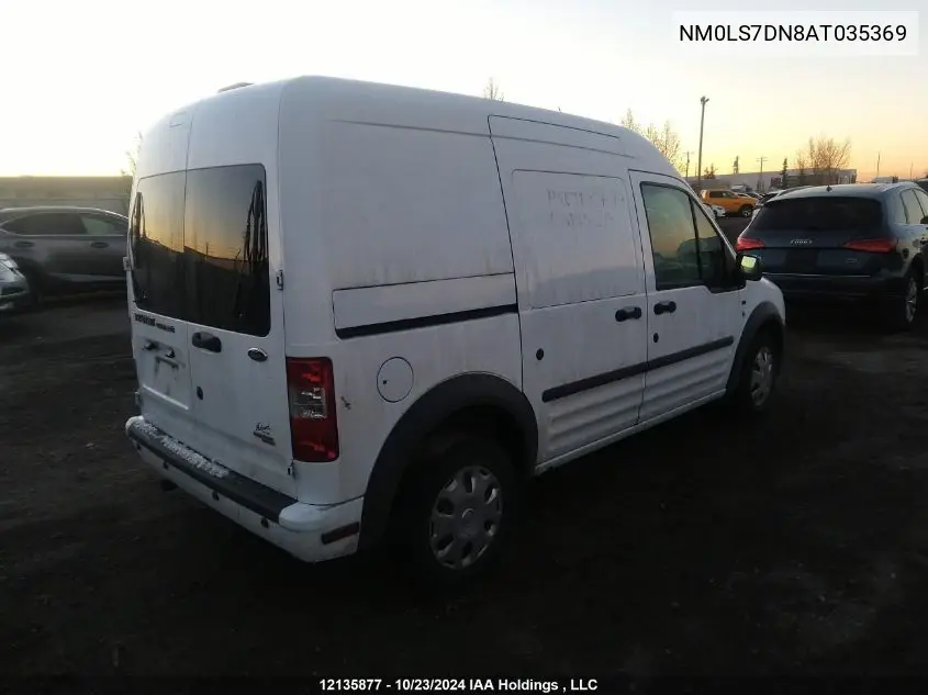 2010 Ford Transit Connect Xlt VIN: NM0LS7DN8AT035369 Lot: 12135877