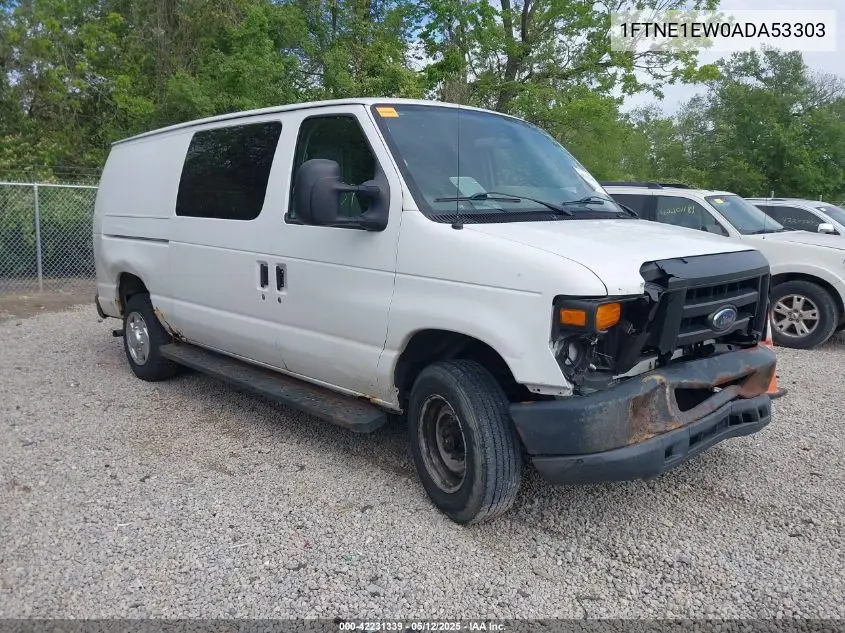 2010 Ford E-150 Commercial/Recreational VIN: 1FTNE1EW0ADA53303 Lot: 42231339