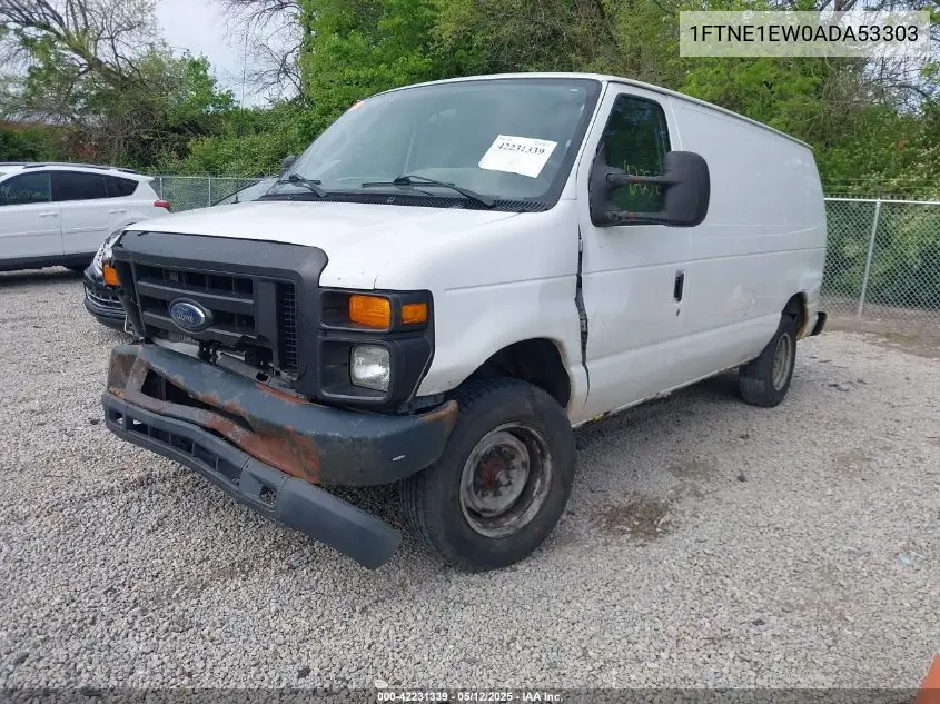 2010 Ford E-150 Commercial/Recreational VIN: 1FTNE1EW0ADA53303 Lot: 42231339