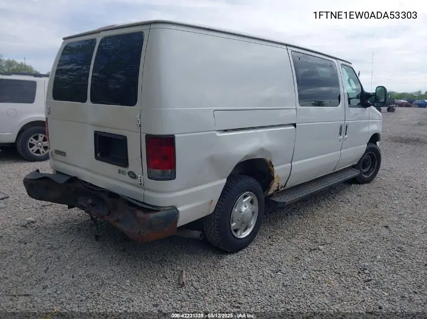 2010 Ford E-150 Commercial/Recreational VIN: 1FTNE1EW0ADA53303 Lot: 42231339