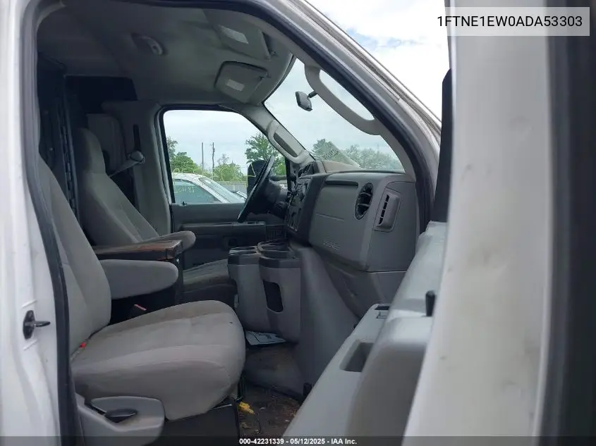 2010 Ford E-150 Commercial/Recreational VIN: 1FTNE1EW0ADA53303 Lot: 42231339