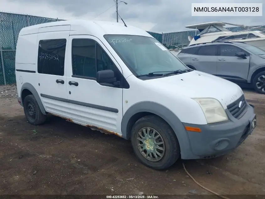 2010 Ford Transit Connect Xl VIN: NM0LS6AN4AT003128 Lot: 42253652
