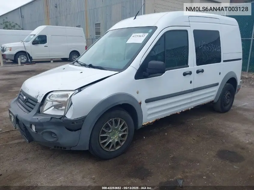 2010 Ford Transit Connect Xl VIN: NM0LS6AN4AT003128 Lot: 42253652