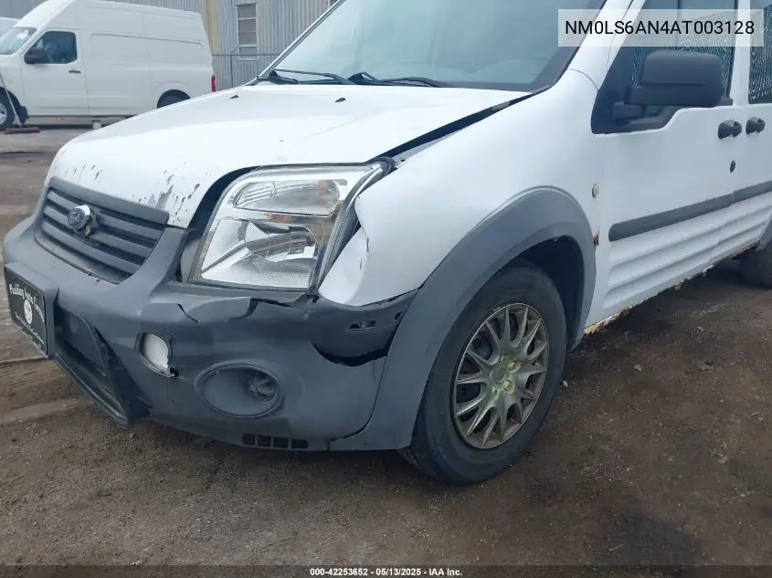 2010 Ford Transit Connect Xl VIN: NM0LS6AN4AT003128 Lot: 42253652