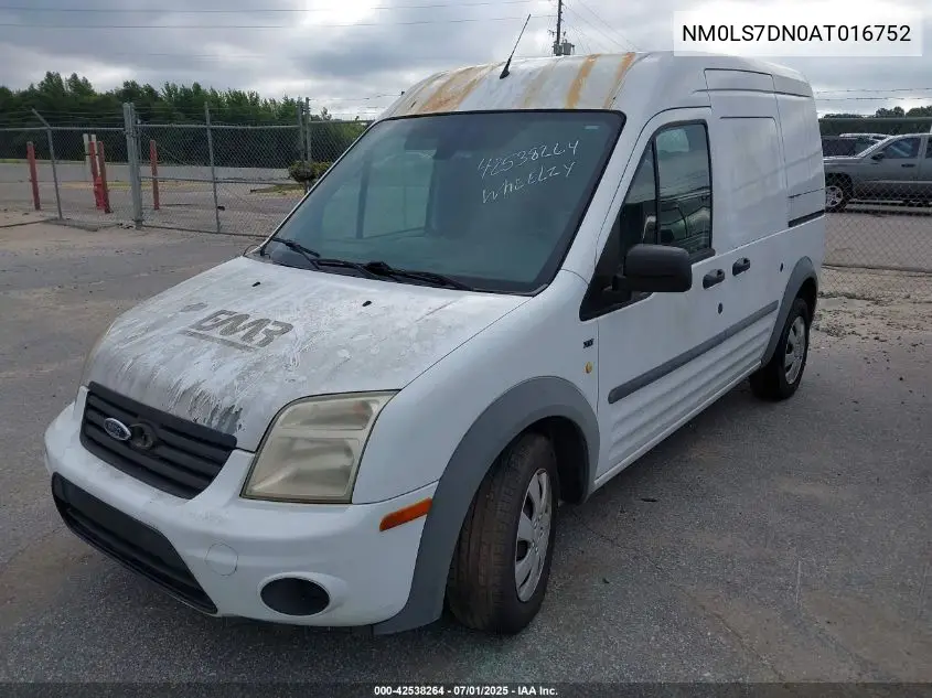 2010 Ford Transit Connect Xlt VIN: NM0LS7DN0AT016752 Lot: 42538264