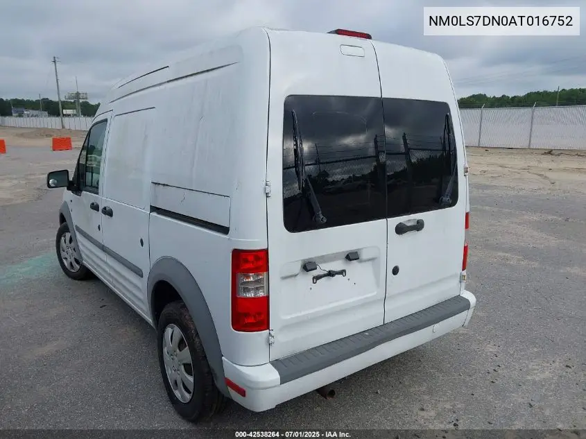 2010 Ford Transit Connect Xlt VIN: NM0LS7DN0AT016752 Lot: 42538264