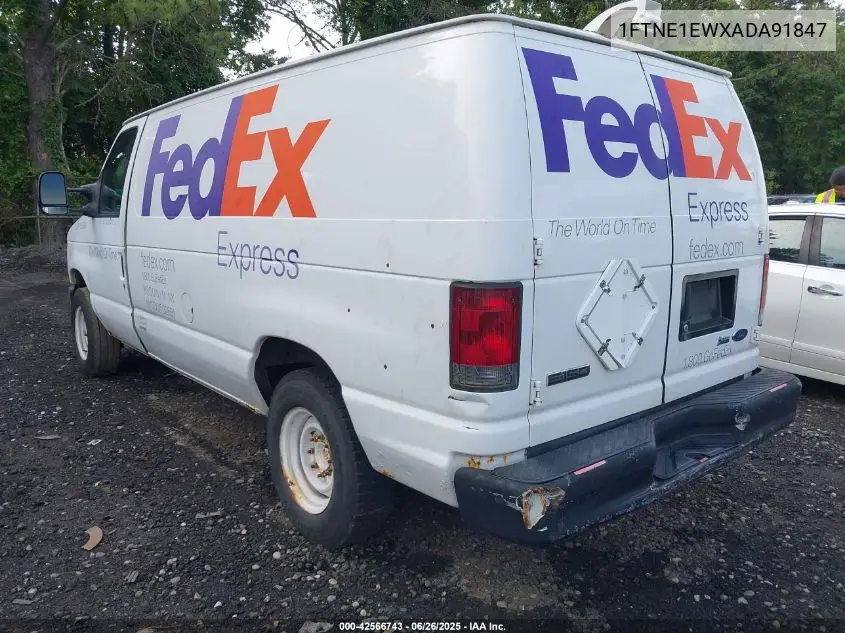 2010 Ford E-150 Commercial/Recreational VIN: 1FTNE1EWXADA91847 Lot: 42566743