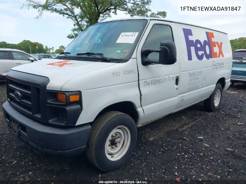 2010 Ford E-150 Commercial/Recreational VIN: 1FTNE1EWXADA91847 Lot: 42566743