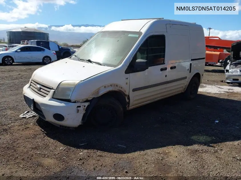 2010 Ford Transit Connect Xlt VIN: NM0LS7DN5AT014205 Lot: 42572099