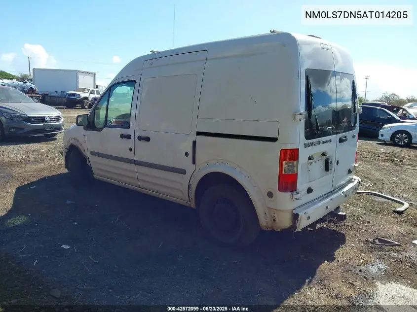 2010 Ford Transit Connect Xlt VIN: NM0LS7DN5AT014205 Lot: 42572099