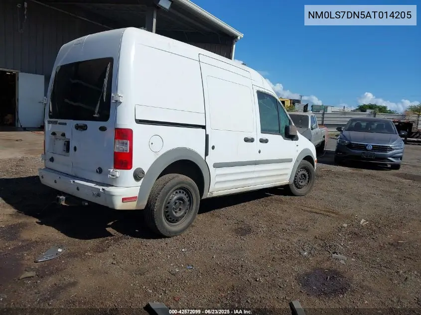 2010 Ford Transit Connect Xlt VIN: NM0LS7DN5AT014205 Lot: 42572099