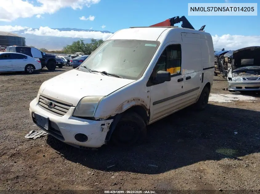 2010 Ford Transit Connect Xlt VIN: NM0LS7DN5AT014205 Lot: 42572099