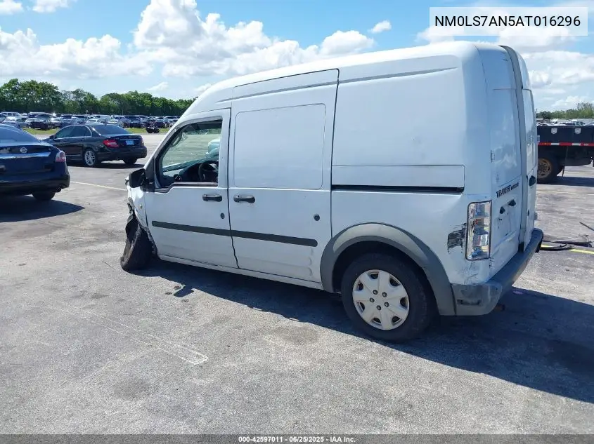 2010 Ford Transit Connect Xl VIN: NM0LS7AN5AT016296 Lot: 42597011