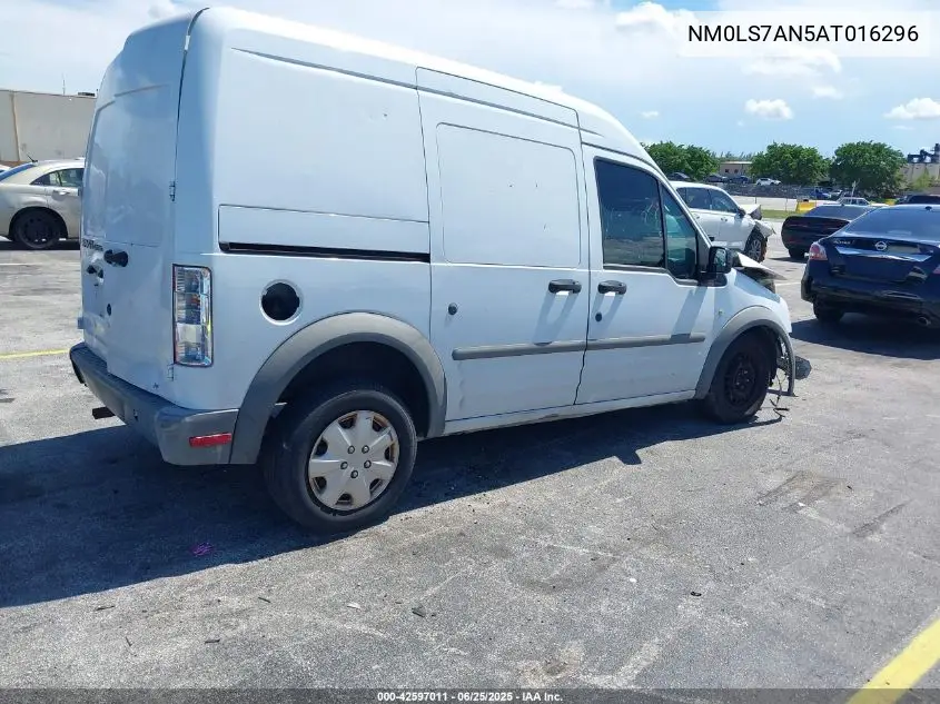 2010 Ford Transit Connect Xl VIN: NM0LS7AN5AT016296 Lot: 42597011