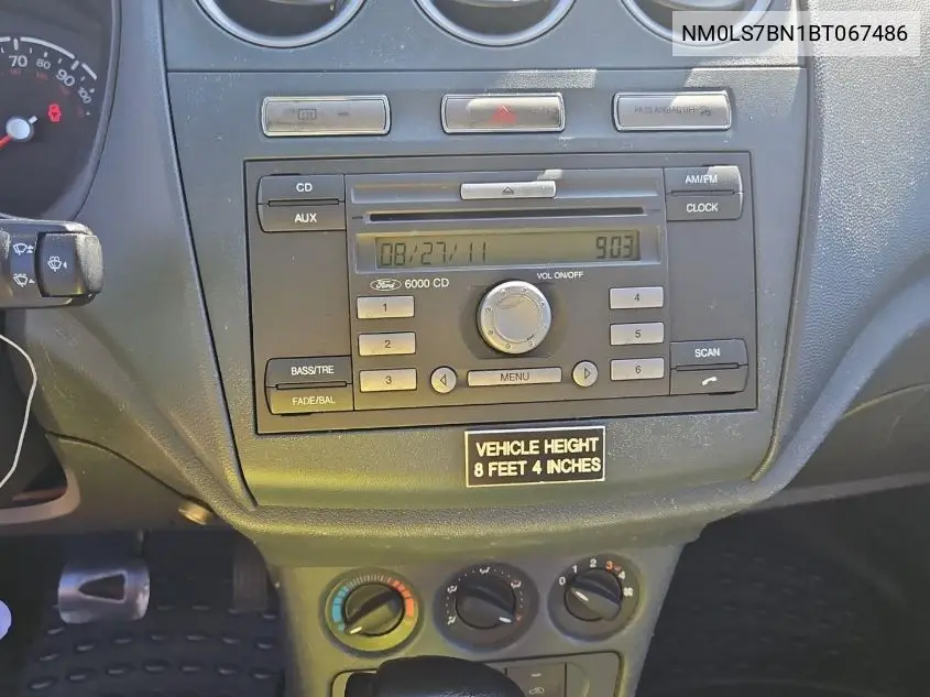 2011 Ford Transit Connect Xlt VIN: NM0LS7BN1BT067486 Lot: 42258646