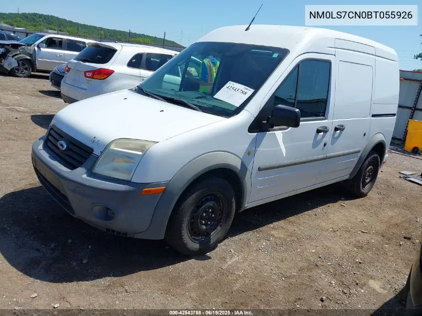 2011 Ford Transit Connect Xl VIN: NM0LS7CN0BT055926 Lot: 42543788