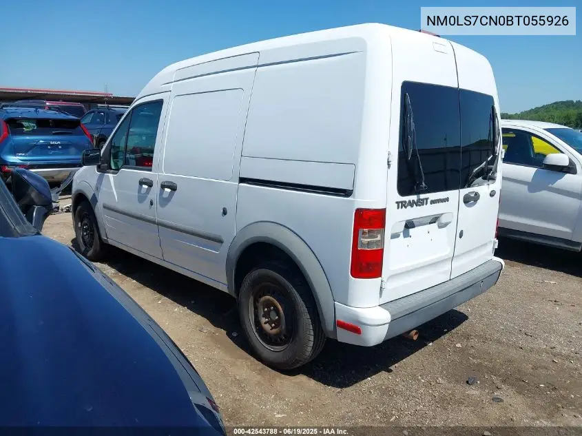 2011 Ford Transit Connect Xl VIN: NM0LS7CN0BT055926 Lot: 42543788