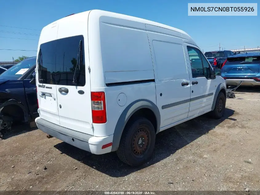 2011 Ford Transit Connect Xl VIN: NM0LS7CN0BT055926 Lot: 42543788