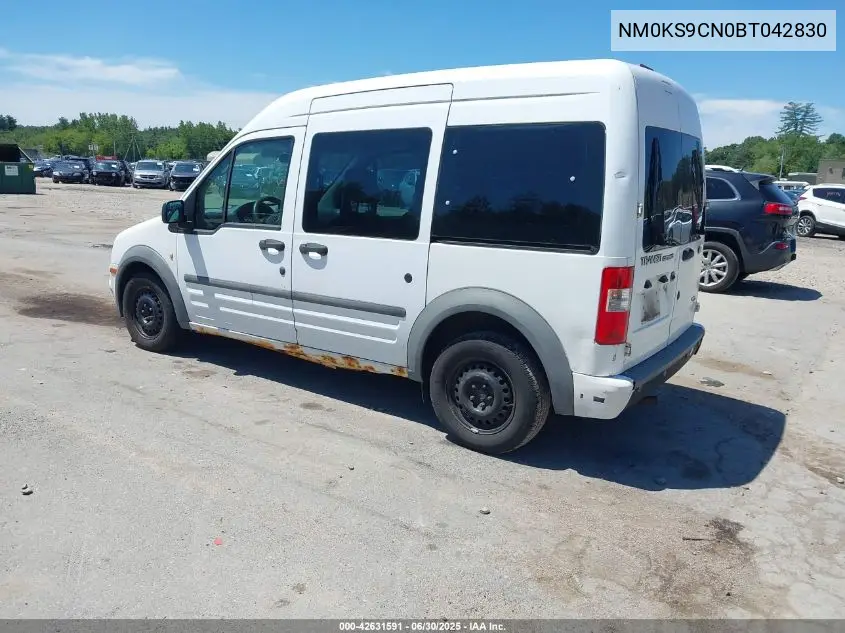 2011 Ford Transit Connect Xlt Premium VIN: NM0KS9CN0BT042830 Lot: 42631591
