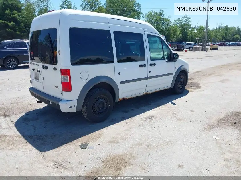 2011 Ford Transit Connect Xlt Premium VIN: NM0KS9CN0BT042830 Lot: 42631591