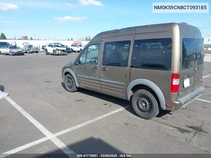 2012 Ford Transit Connect Xlt Premium VIN: NM0KS9CN8CT093185 Lot: 41718951