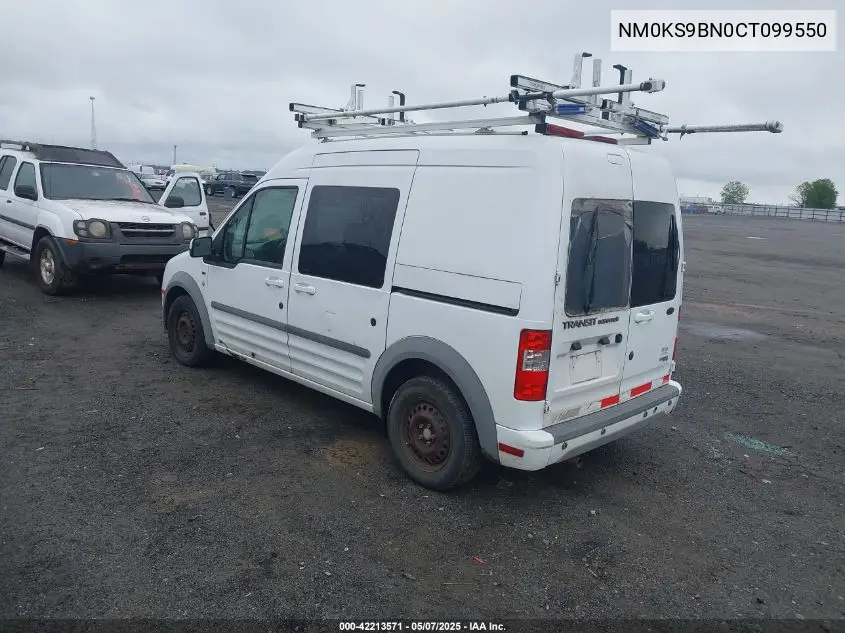 2012 Ford Transit Connect Xlt VIN: NM0KS9BN0CT099550 Lot: 42213571