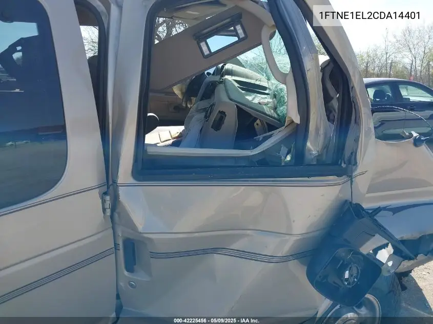 2012 Ford E-150 Commercial VIN: 1FTNE1EL2CDA14401 Lot: 42225456