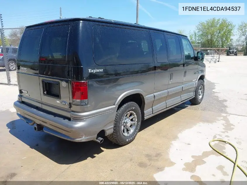 2012 Ford E-150 Recreational VIN: 1FDNE1EL4CDA94537 Lot: 42229565