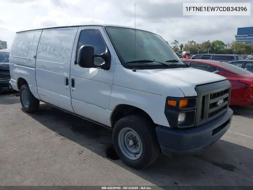 2012 Ford E-150 Commercial VIN: 1FTNE1EW7CDB34396 Lot: 42239192