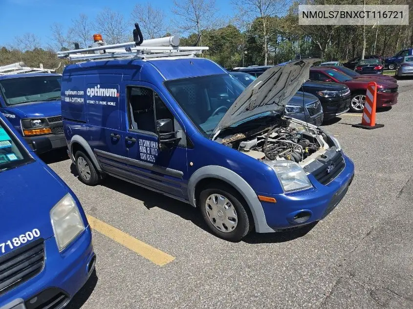 2012 Ford Transit Connect Xlt VIN: NM0LS7BNXCT116721 Lot: 42258643