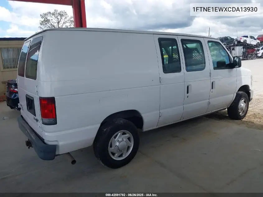 2012 Ford E-150 Commercial VIN: 1FTNE1EWXCDA13930 Lot: 42591782