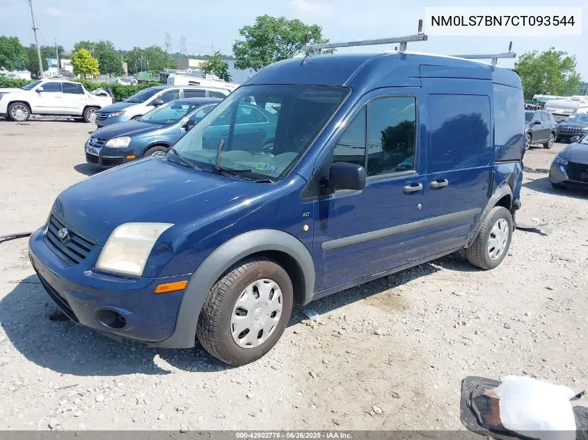 2012 Ford Transit Connect Xlt VIN: NM0LS7BN7CT093544 Lot: 42602776