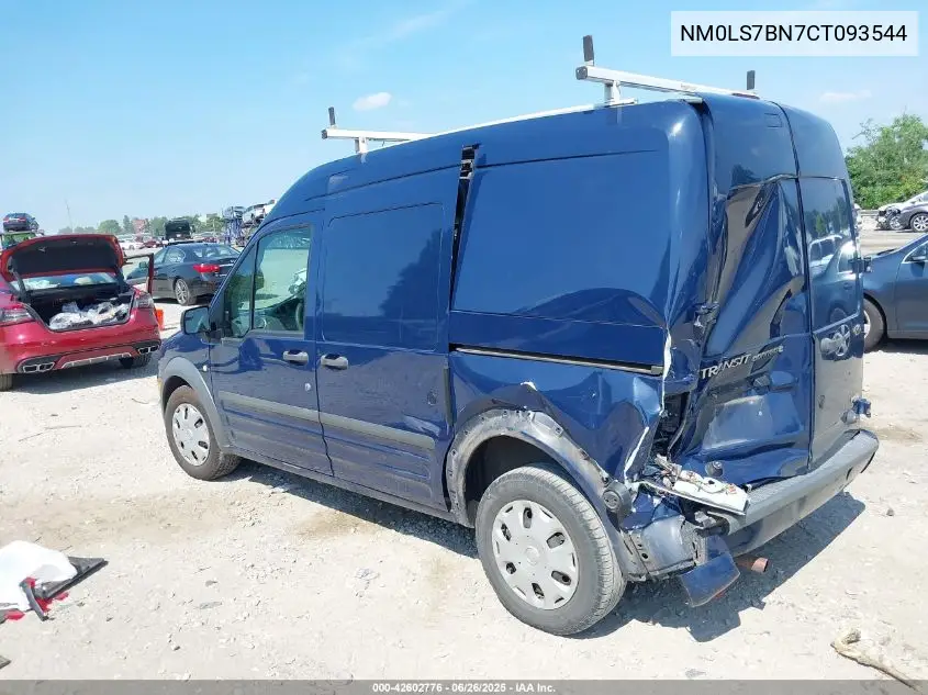 2012 Ford Transit Connect Xlt VIN: NM0LS7BN7CT093544 Lot: 42602776