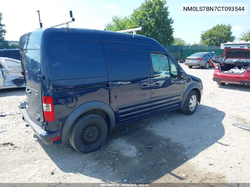 2012 Ford Transit Connect Xlt VIN: NM0LS7BN7CT093544 Lot: 42602776