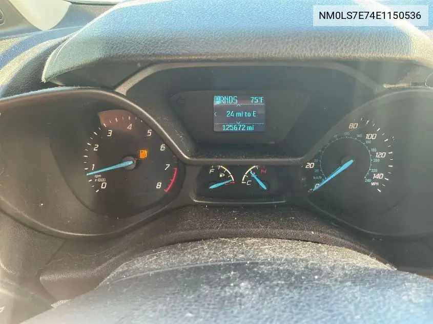 2014 Ford Transit Connect Xl VIN: NM0LS7E74E1150536 Lot: 42639418