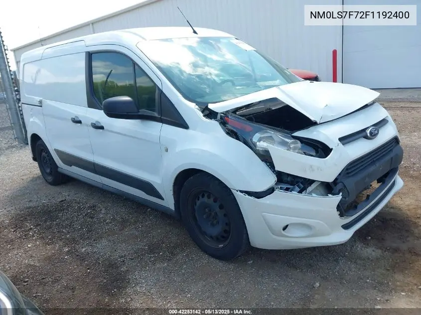 2015 Ford Transit Connect Xlt VIN: NM0LS7F72F1192400 Lot: 42253142
