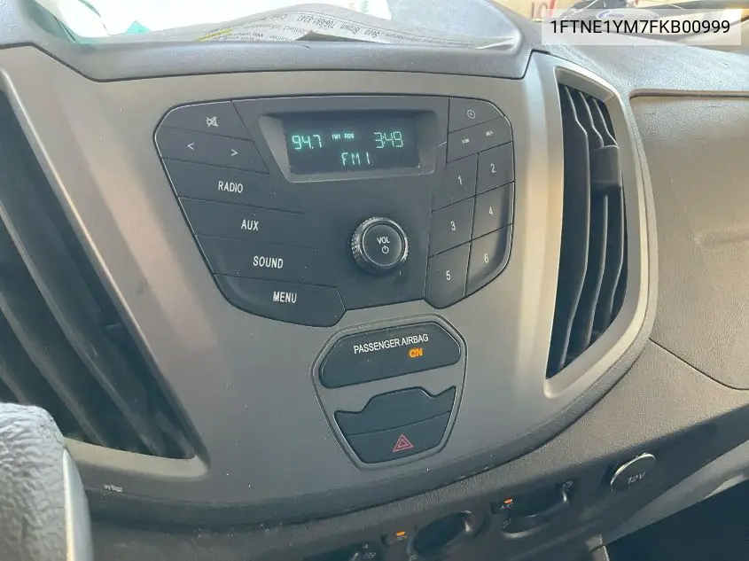 2015 Ford Transit T-150 VIN: 1FTNE1YM7FKB00999 Lot: 42639416