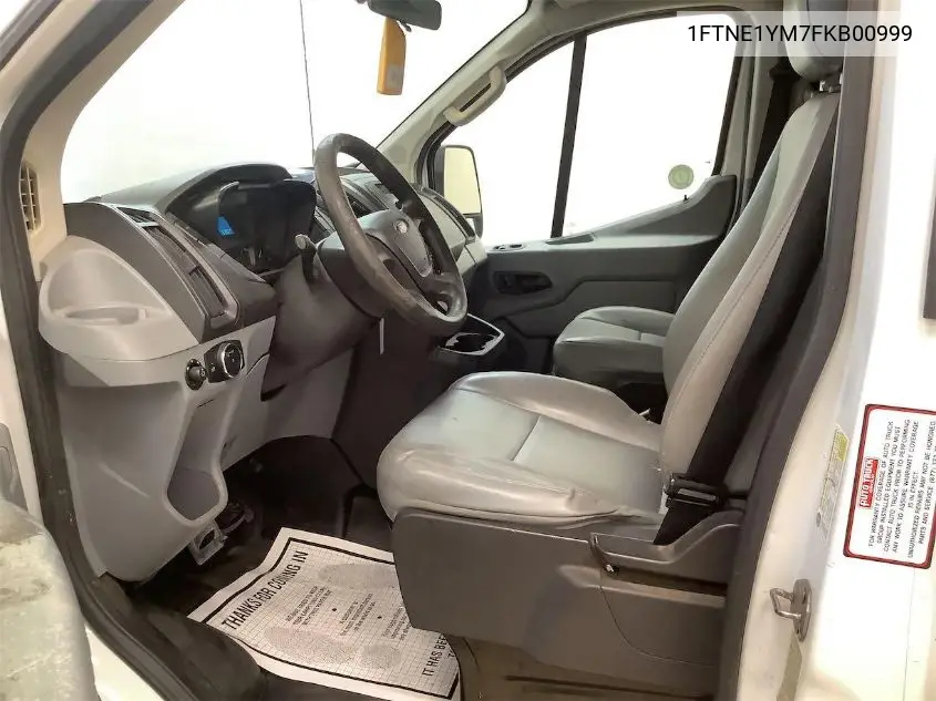 2015 Ford Transit T-150 VIN: 1FTNE1YM7FKB00999 Lot: 42639416