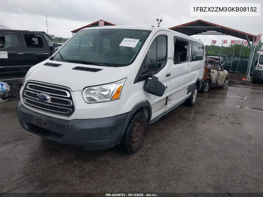 2016 Ford Transit-350 Xlt VIN: 1FBZX2ZM3GKB08152 Lot: 42246791