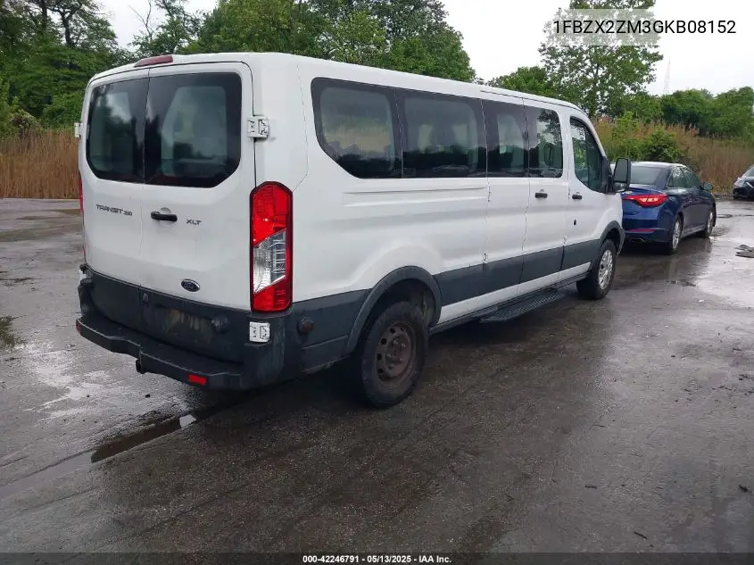 2016 Ford Transit-350 Xlt VIN: 1FBZX2ZM3GKB08152 Lot: 42246791