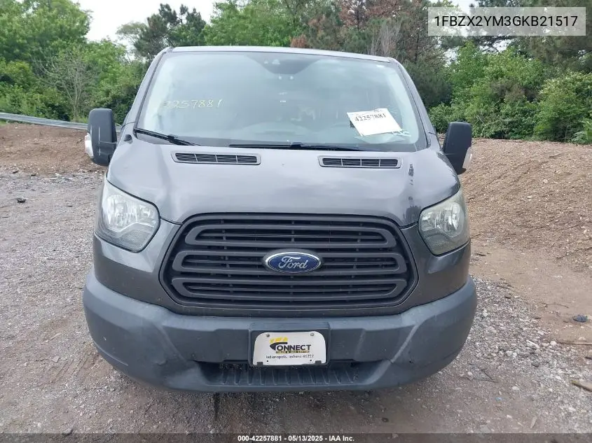 2016 Ford Transit-350 Xl VIN: 1FBZX2YM3GKB21517 Lot: 42257881
