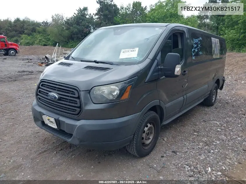 2016 Ford Transit-350 Xl VIN: 1FBZX2YM3GKB21517 Lot: 42257881