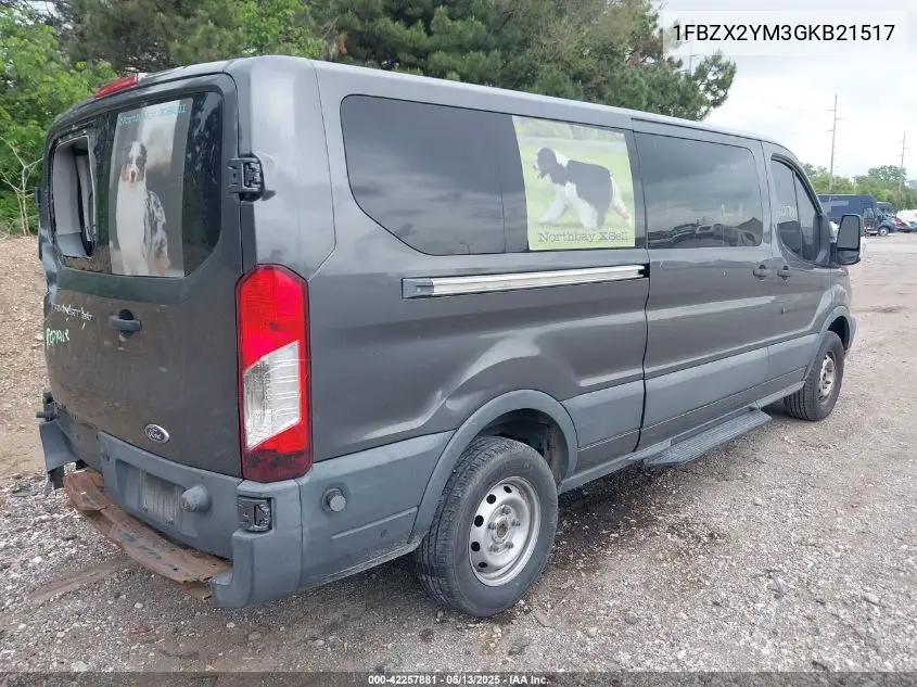 2016 Ford Transit-350 Xl VIN: 1FBZX2YM3GKB21517 Lot: 42257881