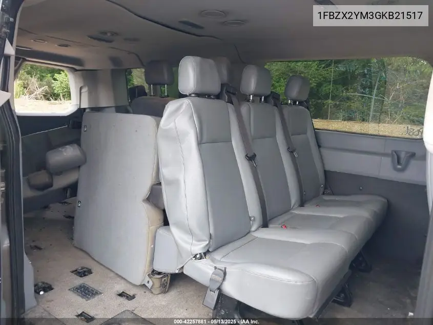 2016 Ford Transit-350 Xl VIN: 1FBZX2YM3GKB21517 Lot: 42257881