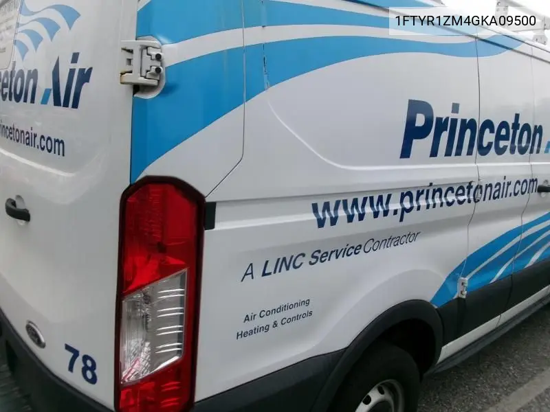 2016 Ford Transit T-250 VIN: 1FTYR1ZM4GKA09500 Lot: 42271026