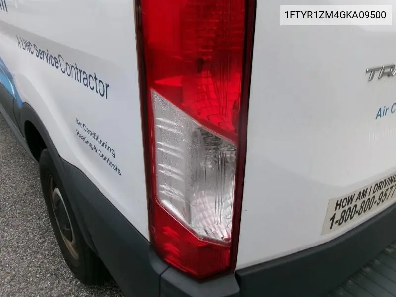 2016 Ford Transit T-250 VIN: 1FTYR1ZM4GKA09500 Lot: 42271026