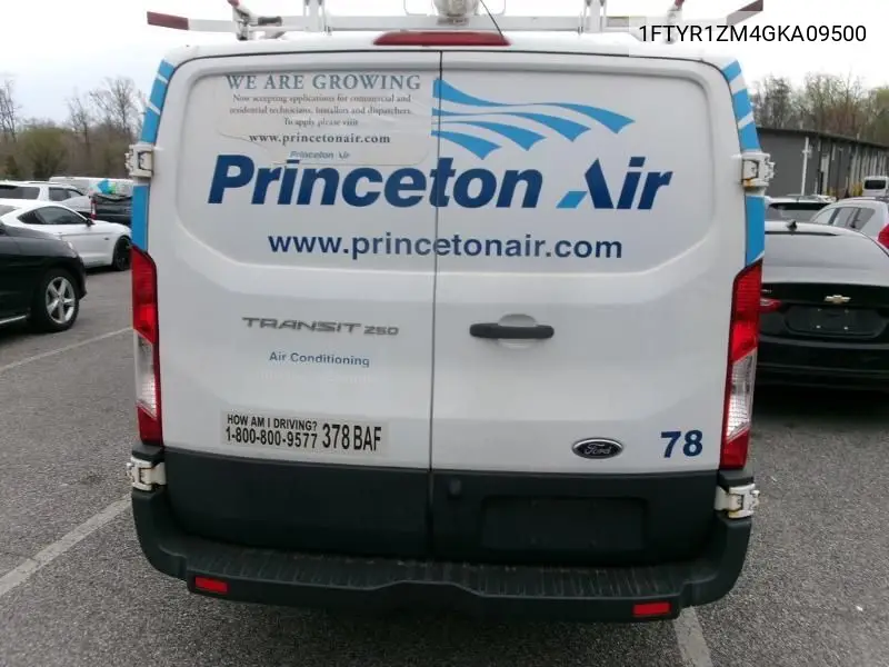 2016 Ford Transit T-250 VIN: 1FTYR1ZM4GKA09500 Lot: 42271026
