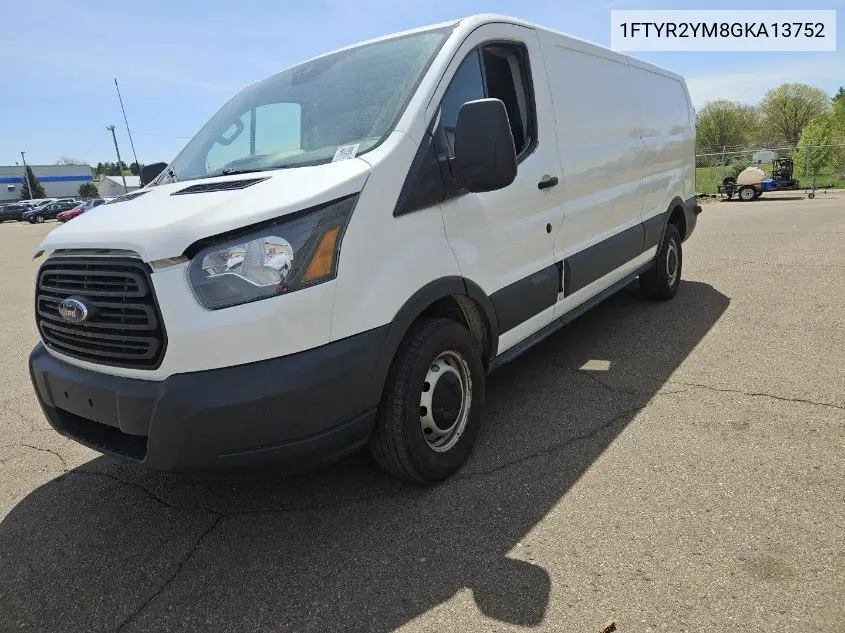 2016 Ford Transit T-250 VIN: 1FTYR2YM8GKA13752 Lot: 42271678